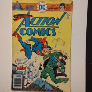 ACTION COMICS # 459 Superman's Big Crack-Up Written by Elliot S Maggin